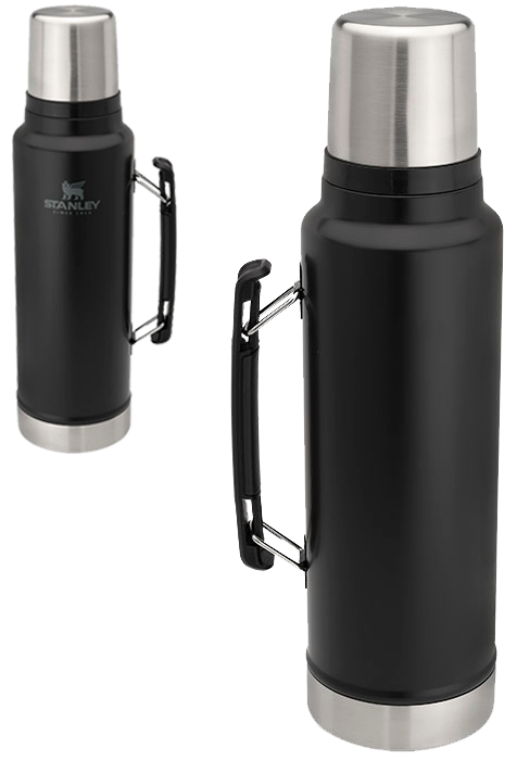  Stanley 1.5 qt Classic Vacuum Insulated Bottle - Undecorated  - black