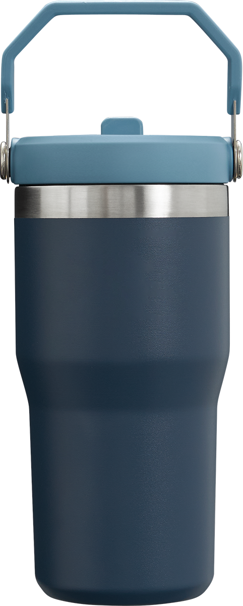  Stanley® 20oz IceFlow™ Flip Straw Tumbler - Undecorated  - navyBlue