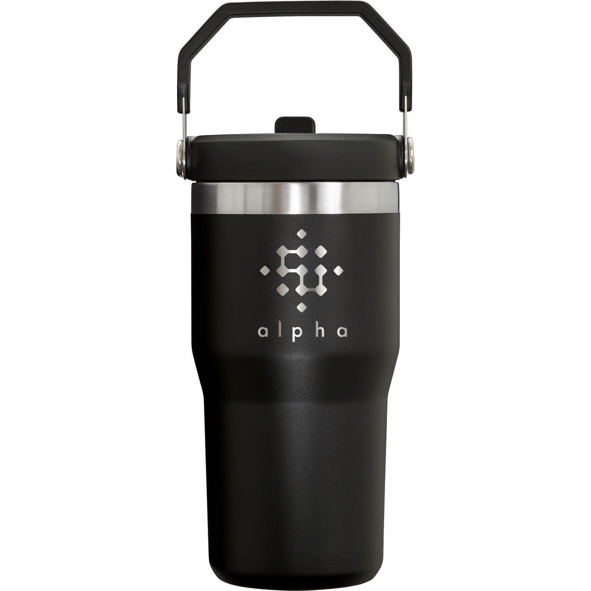  Stanley® 20oz IceFlow™ Flip Straw Tumbler - Decorated  - black