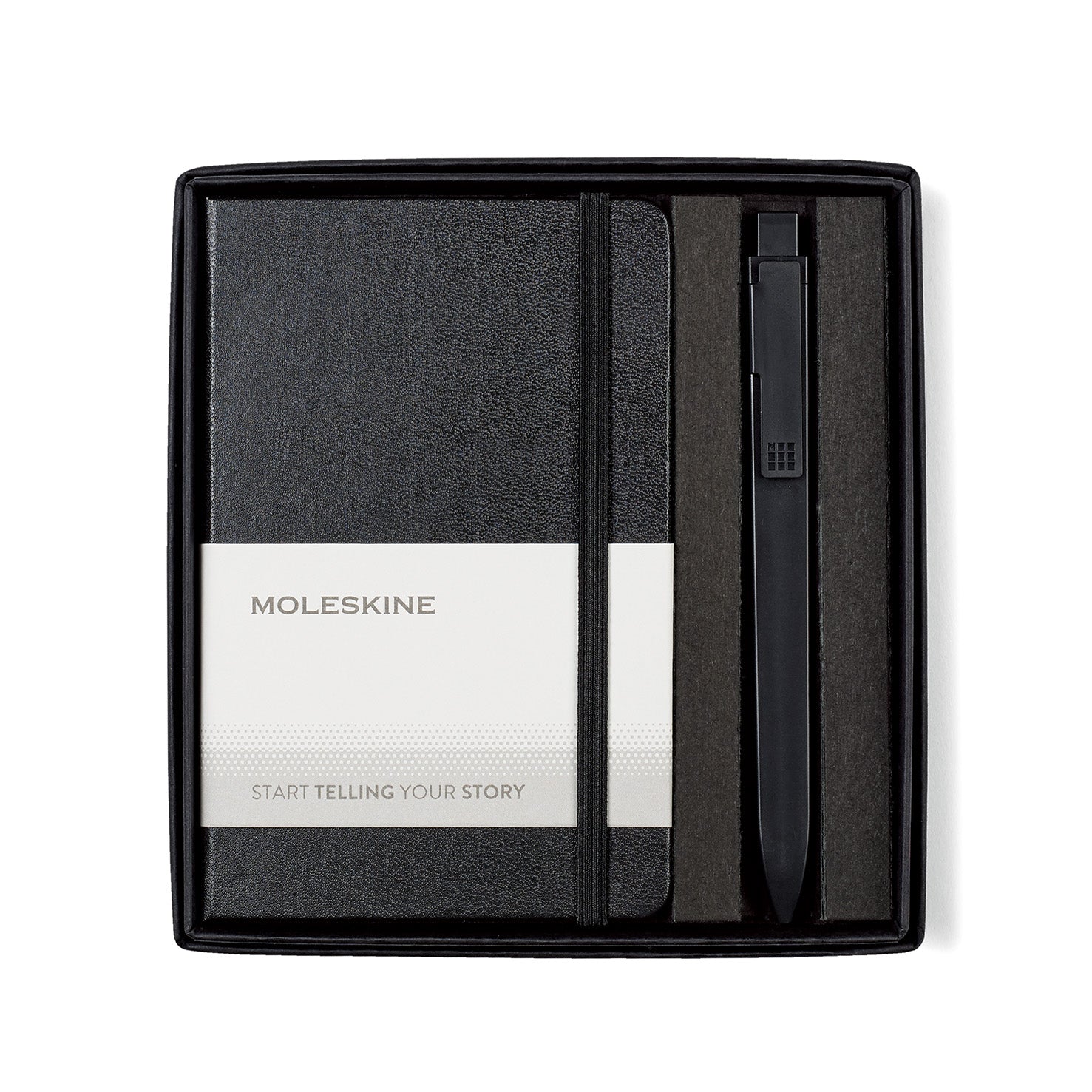 Moleskine® Pocket Notebook and GO Pen Gift Set